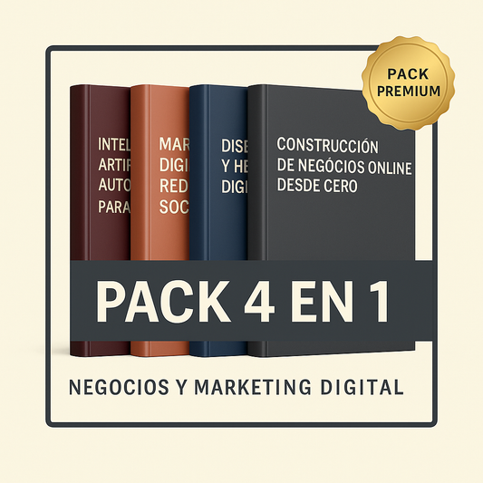 Bundle Élite: 4 ebooks premium de negocios y marketing digital